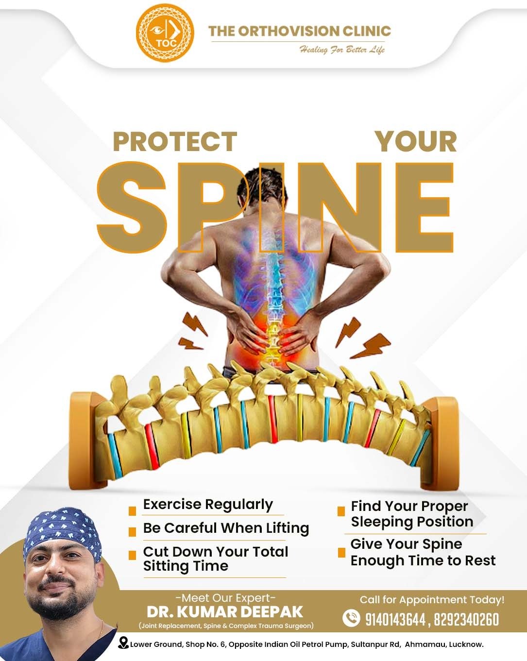 Protect your spine tips