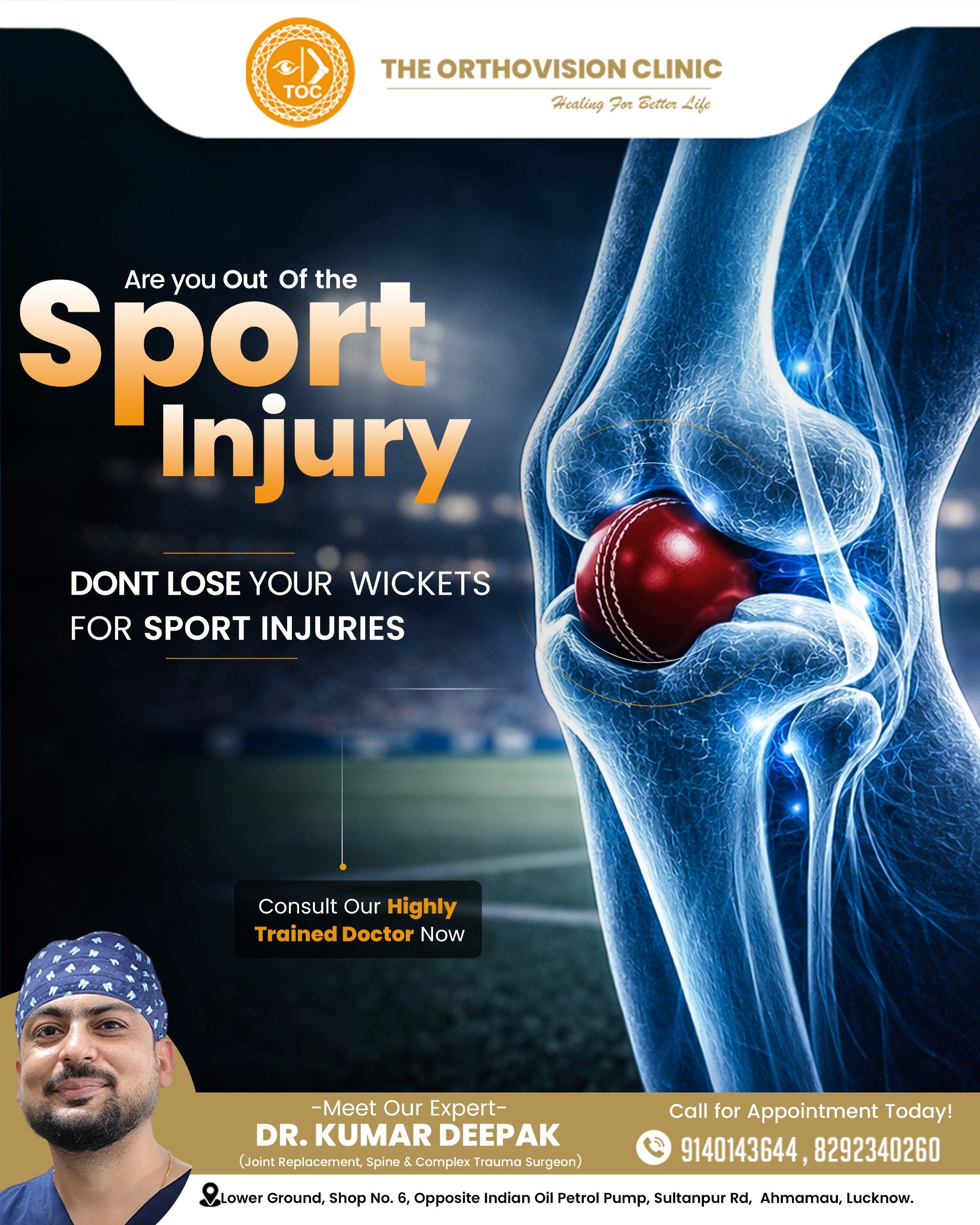Sports injury treatment awareness